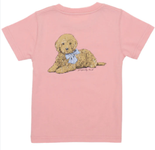 Properly Tied Girls Doodle Blush Tee