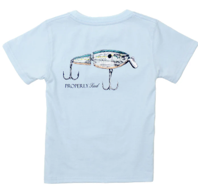 Boys Swimsuit Properly Tied Tee