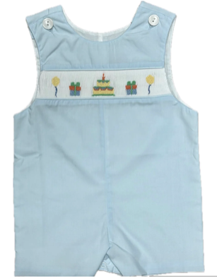 Baby Sen Smocked Birthday Jon Jon