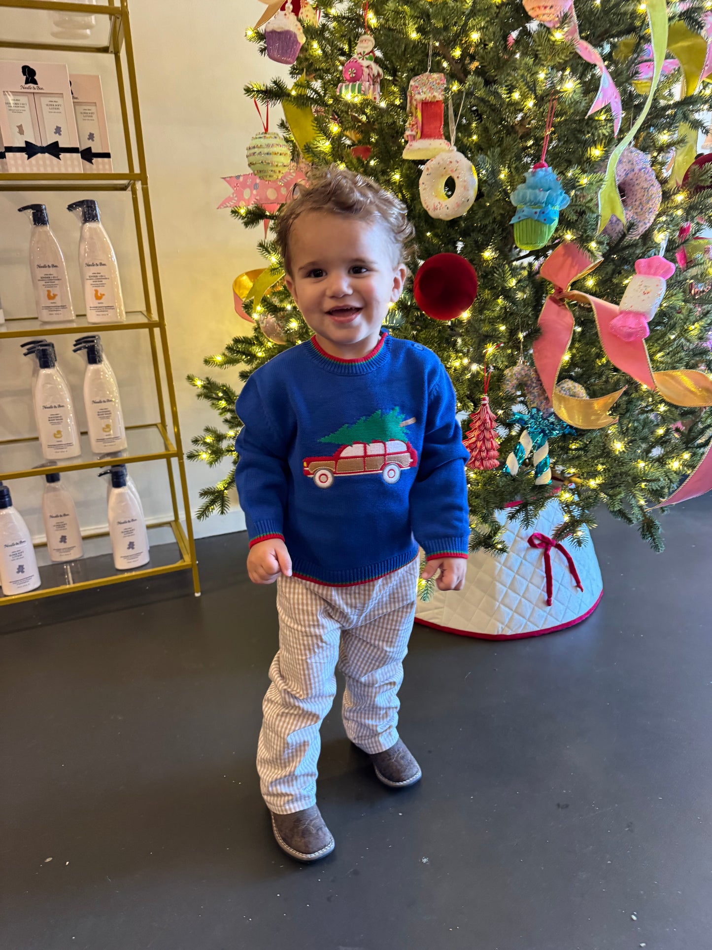 Christmas Wagon Sweater