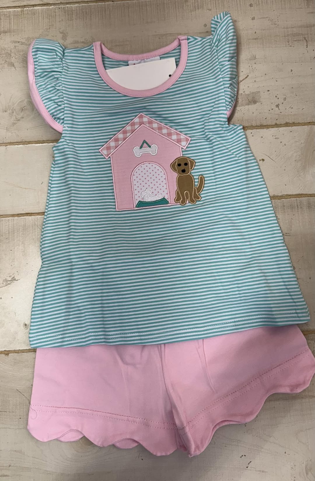 Girls Jelly Bean Puppy Playtime Short Set