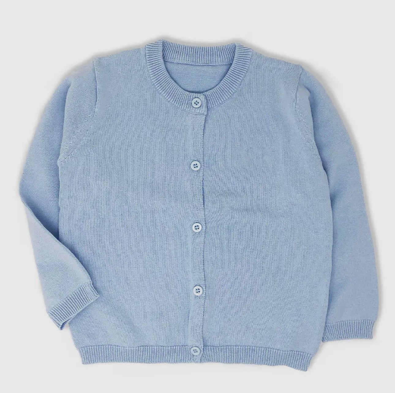 Knit Cardigan- Baby Blue