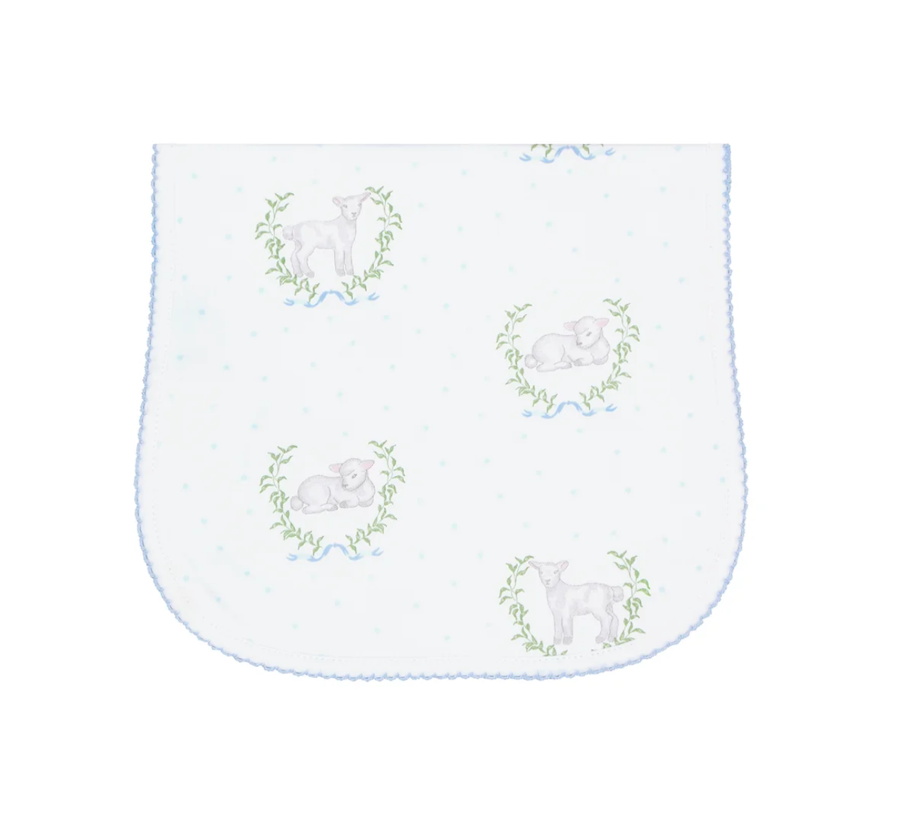 Precious Lamb Burp Cloth