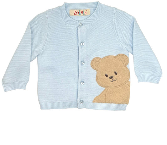 Peak a boo- Bear Cardigan