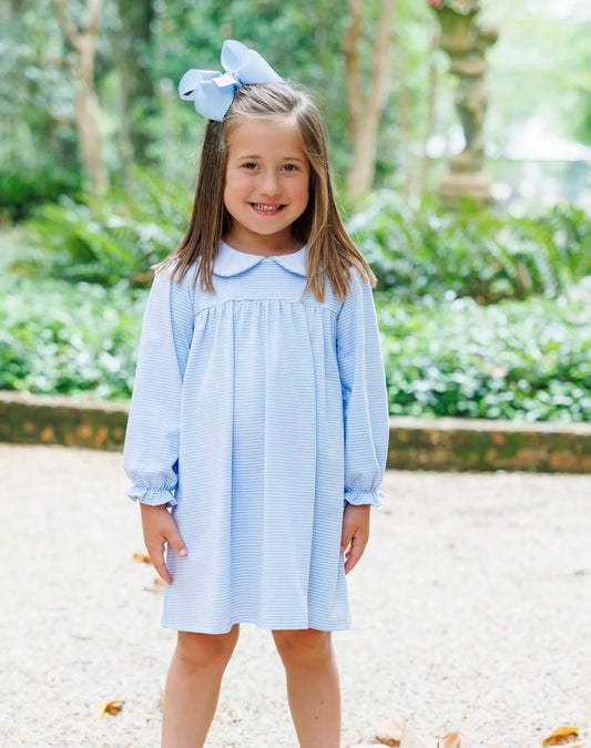 Blue Stripe Charlotte Dress