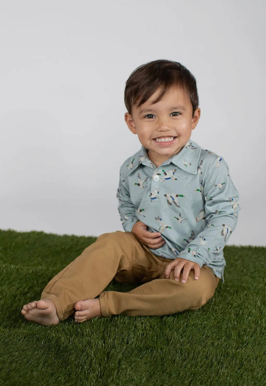 Mallard Collared Long Sleeve