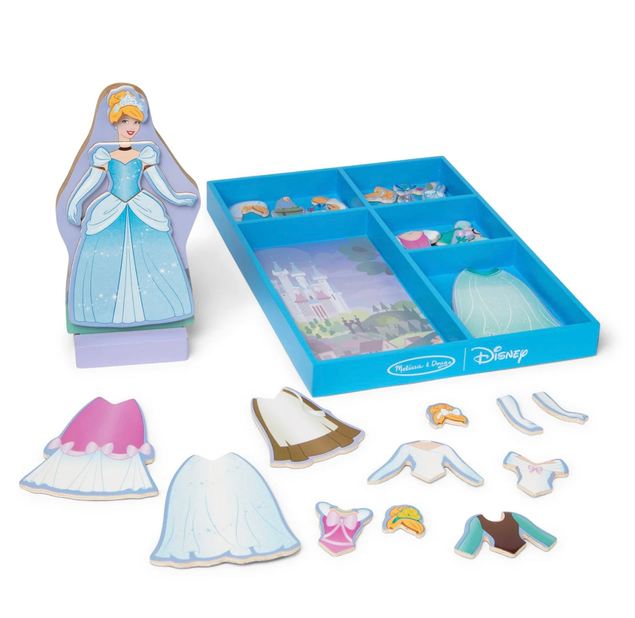 Wooden Magnetic Dress Up Princess