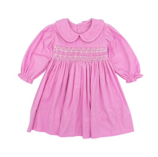 Pink Corduroy Frances Dress