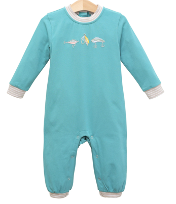 Jelly Bean Fish Hook Romper