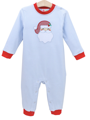 Santa Smiles Jelly Bean Romper