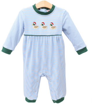 Merry Mallards Holiday Jelly Bean Romper