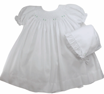 The Charleston Heirloom Smocked Dress & Bonnet
