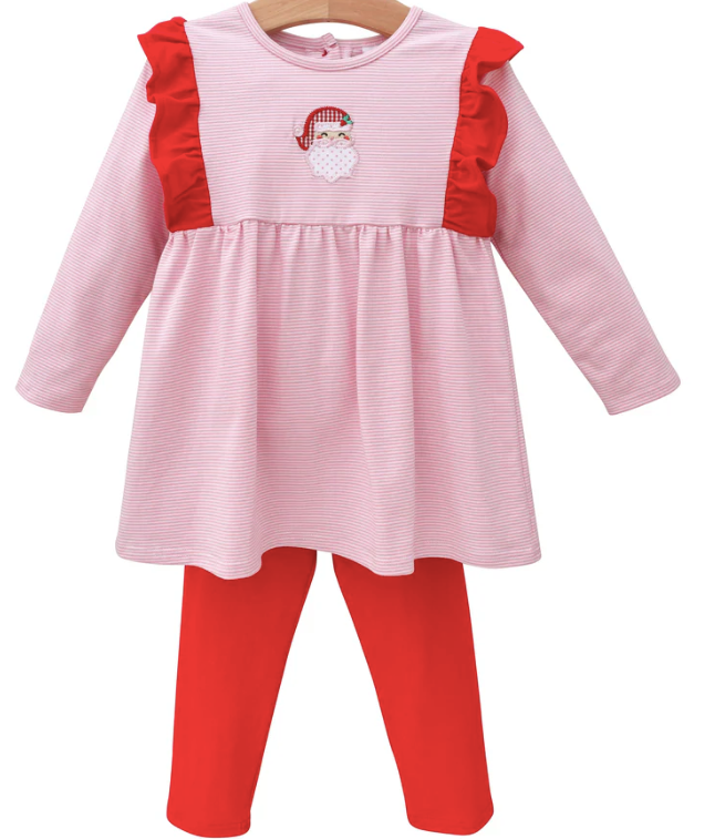 Ho Ho Ho Ruffle Pants Set
