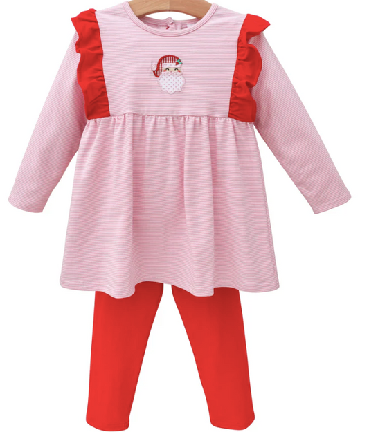 Ho Ho Ho Ruffle Pants Set