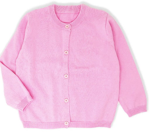 Pink Cardigan Sweater