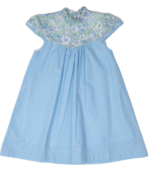 Ophelia Blue Floral Dress