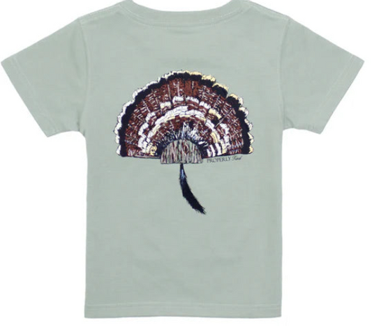 Boys Properly Tied Turkey Mount Tee