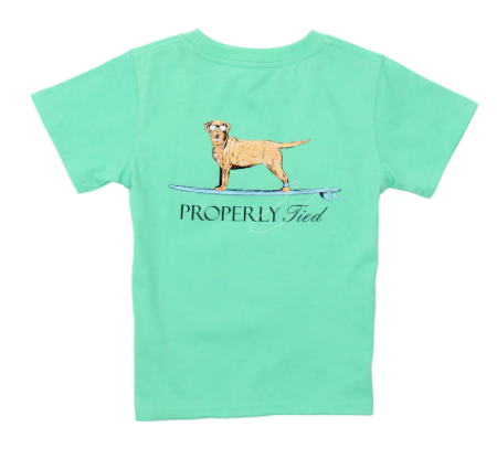 Boys Waverider Properl Tie Tee