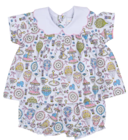 Girls Carousal Bloomer Set