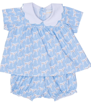 Blue Dog Days Bloomer Set