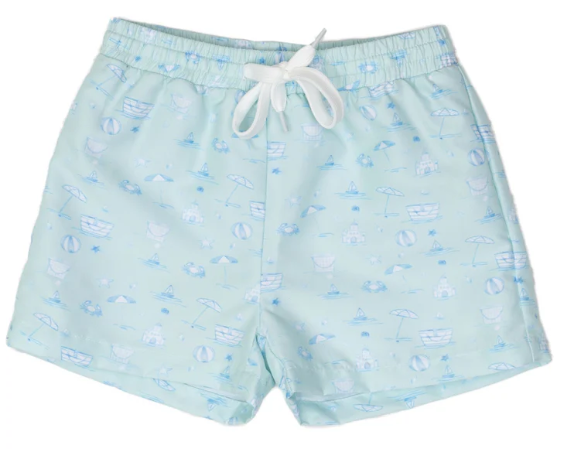Boys Beach Day Swim Trunks