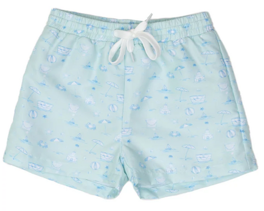 Boys Beach Day Swim Trunks
