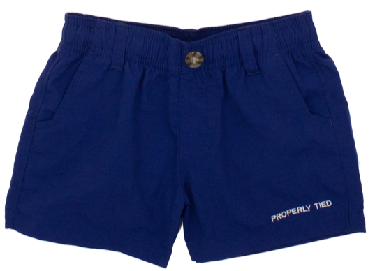 Boys Properly Tied Mallard Short Marine Navy