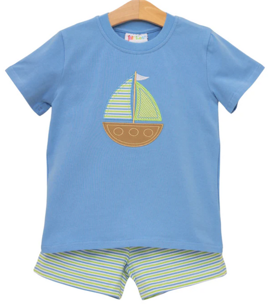 Boys JellyBean Sailin' Away Short Set